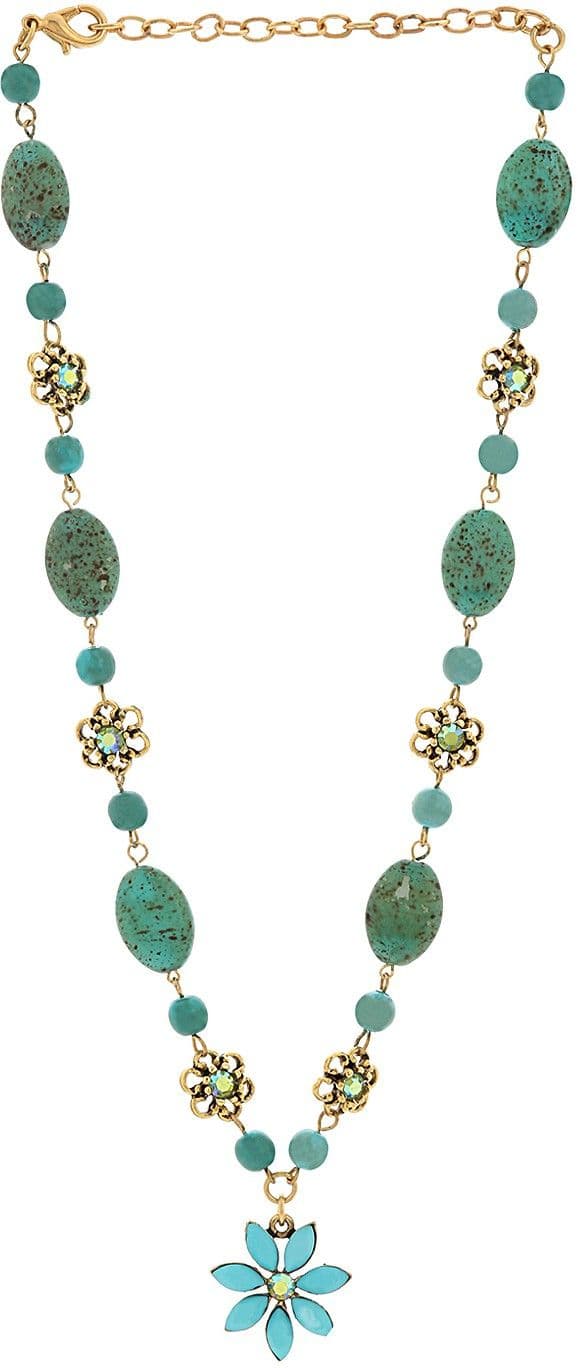 Falconoverseas Dazzling Diva Brass Necklace