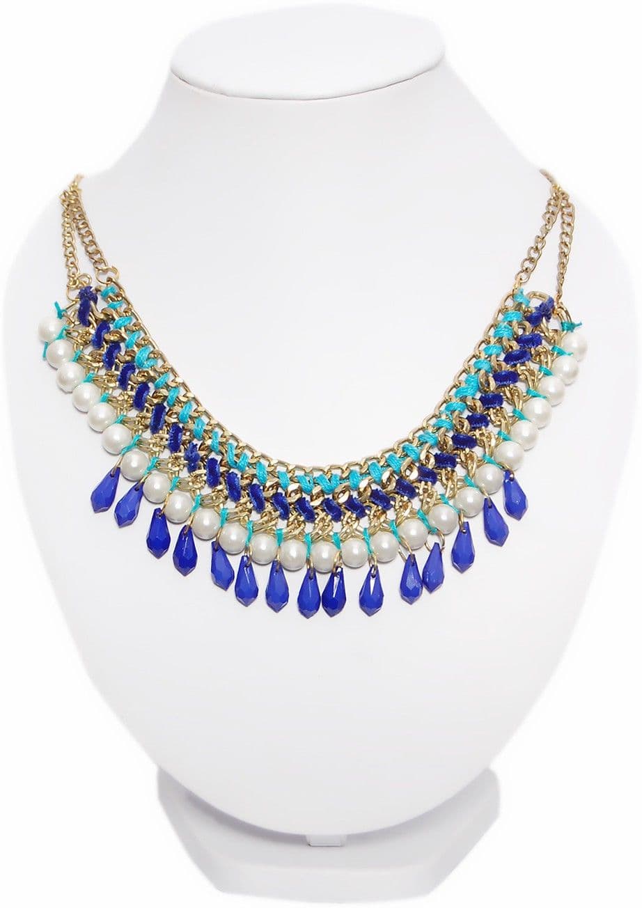Jewelnation Alloy, Plastic, Cotton Dori Necklace