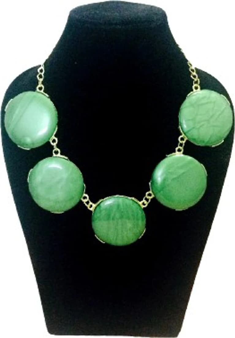 Fashblush Round Dazzle Marble Bella Forever New Alloy Necklace
