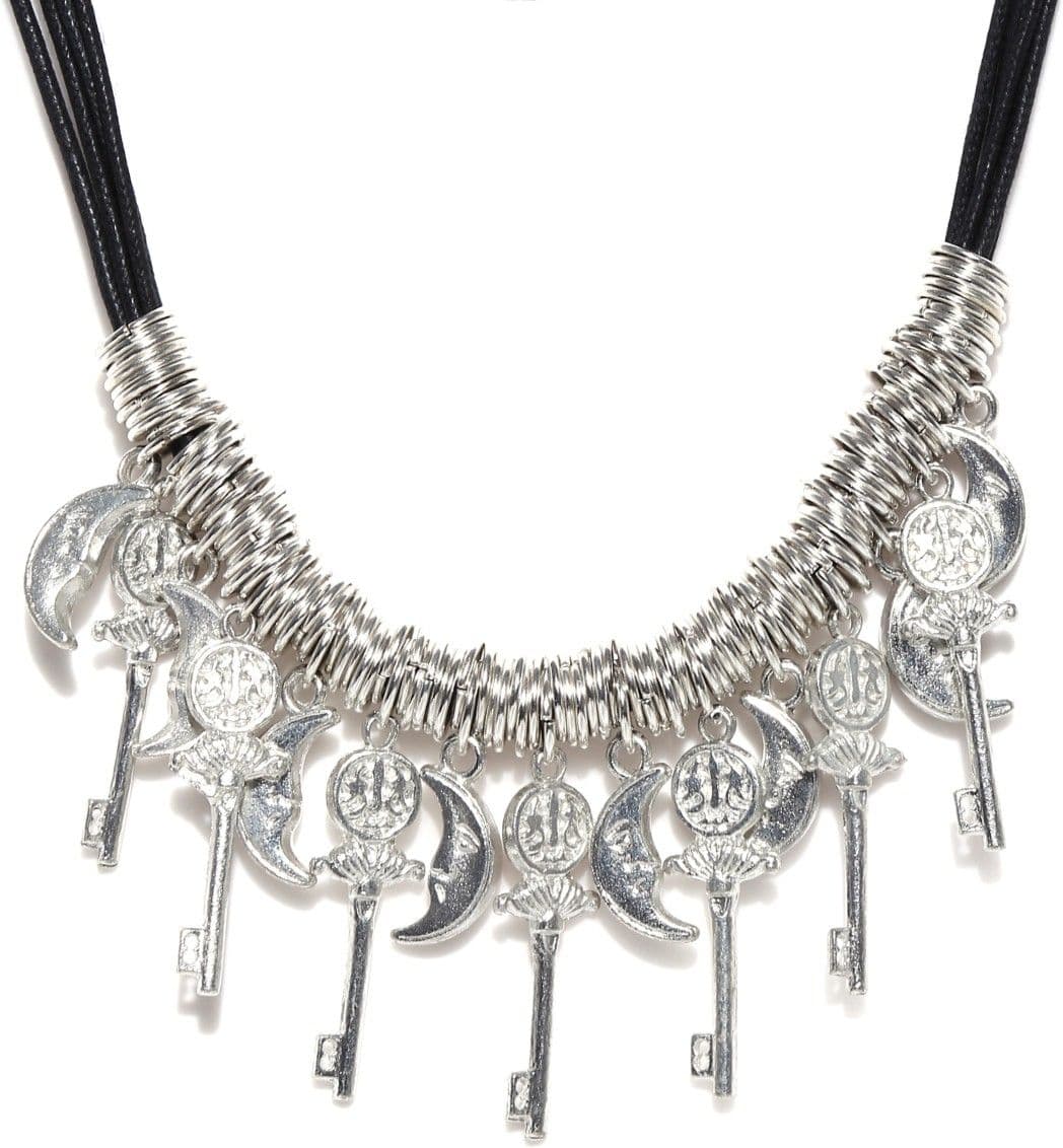DressBerry Enamel Plated Metal Necklace