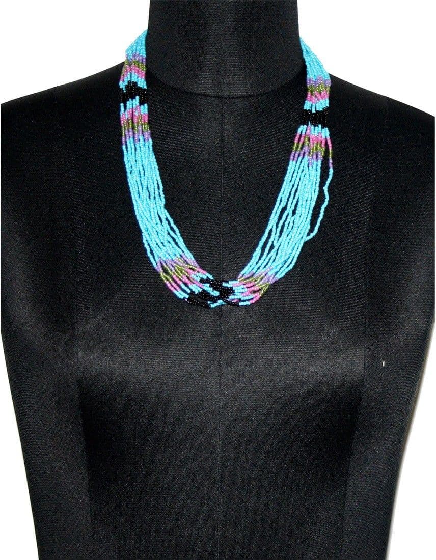 ETTI ESJ69_MULTI Glass Necklace