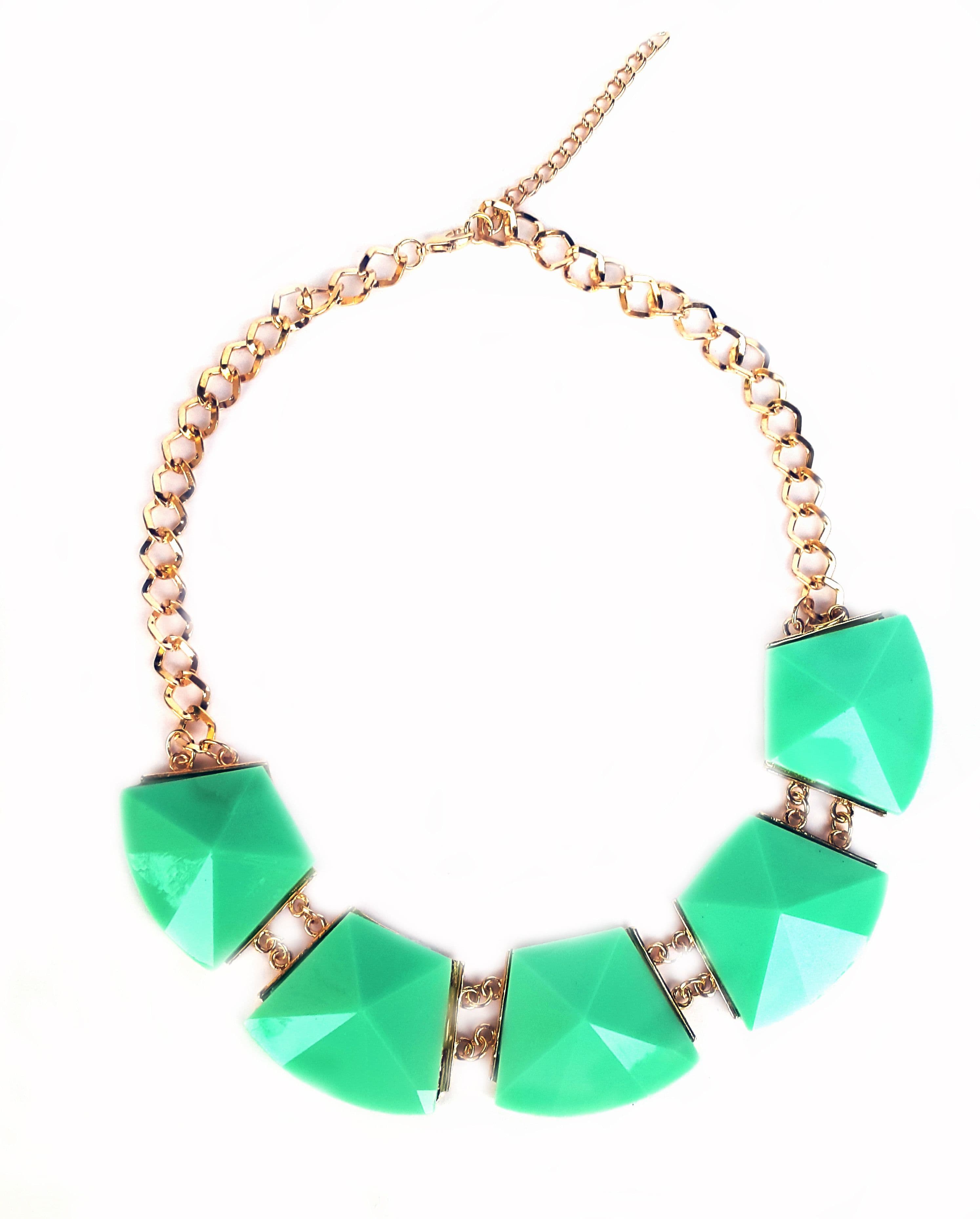 Estella Fashion Alloy, Acrylic Necklace