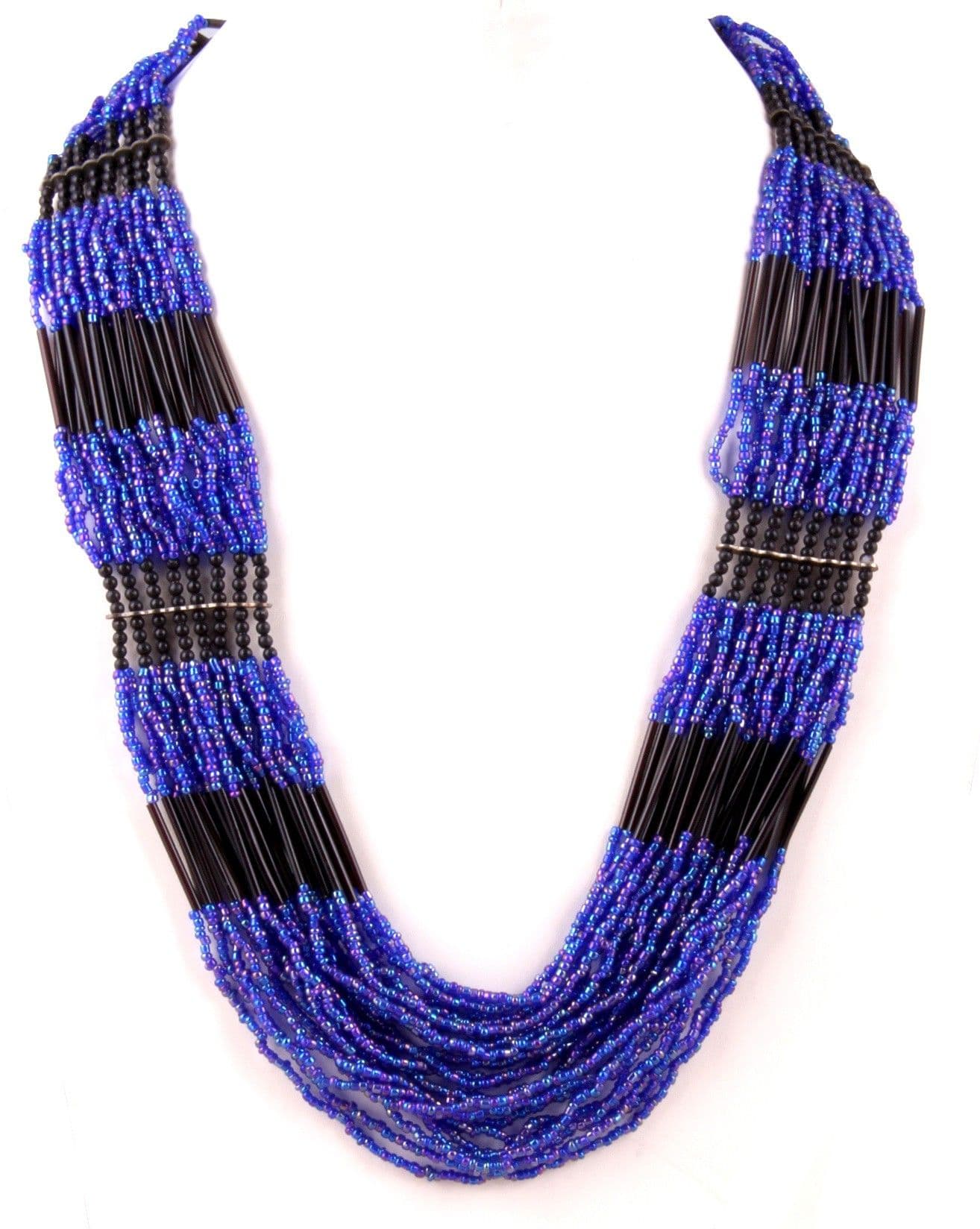 Indian Charm Glass Necklace