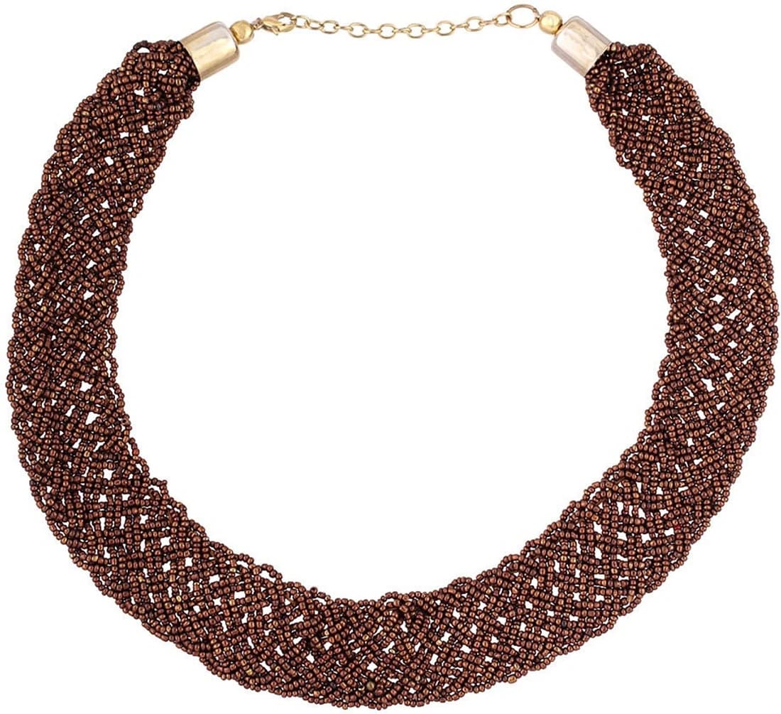 Voylla Artificial Simplicity Plain Yellow Gold Plated Alloy Necklace