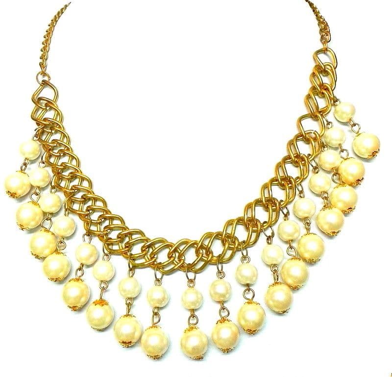 Flirtchick Yellow Gold Plated Alloy Necklace
