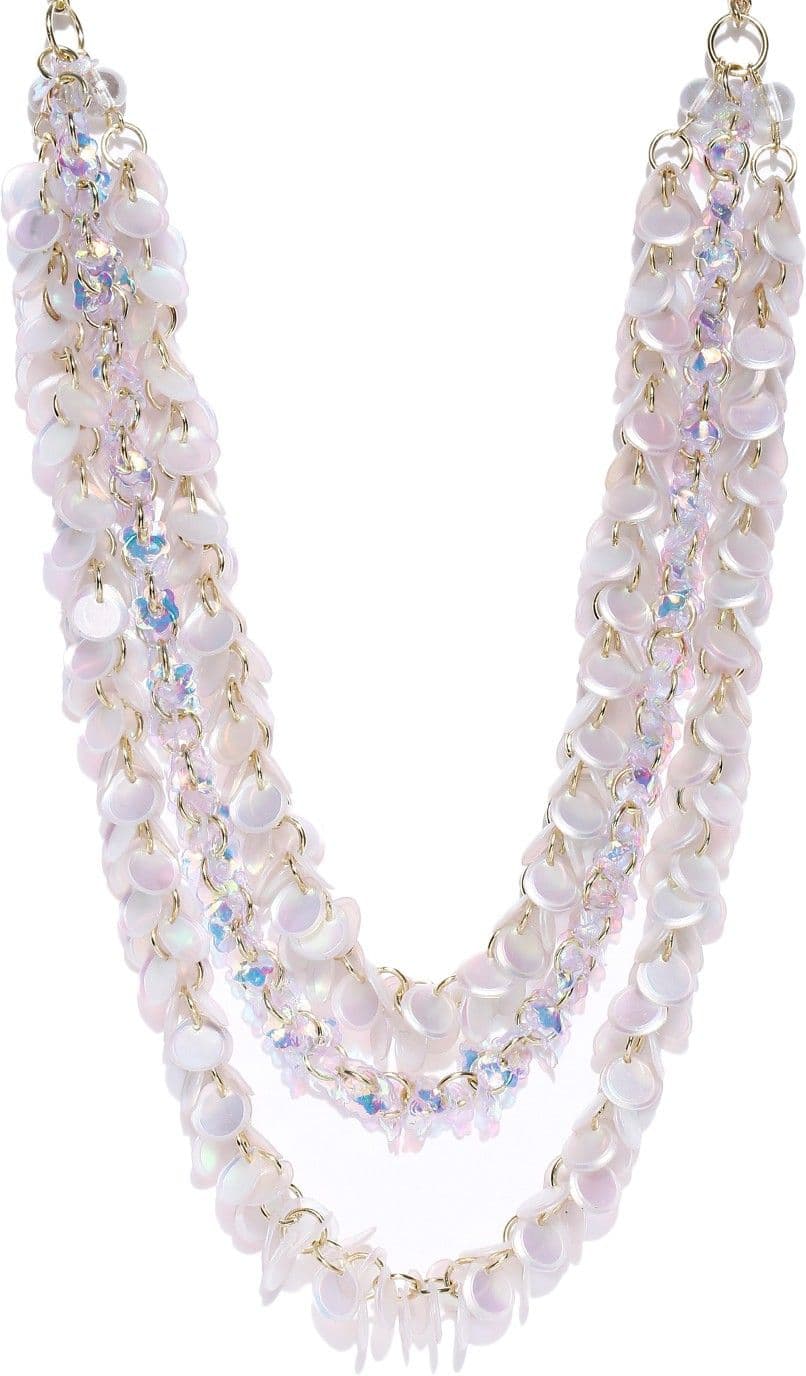 DressBerry Enamel Plated Metal Necklace
