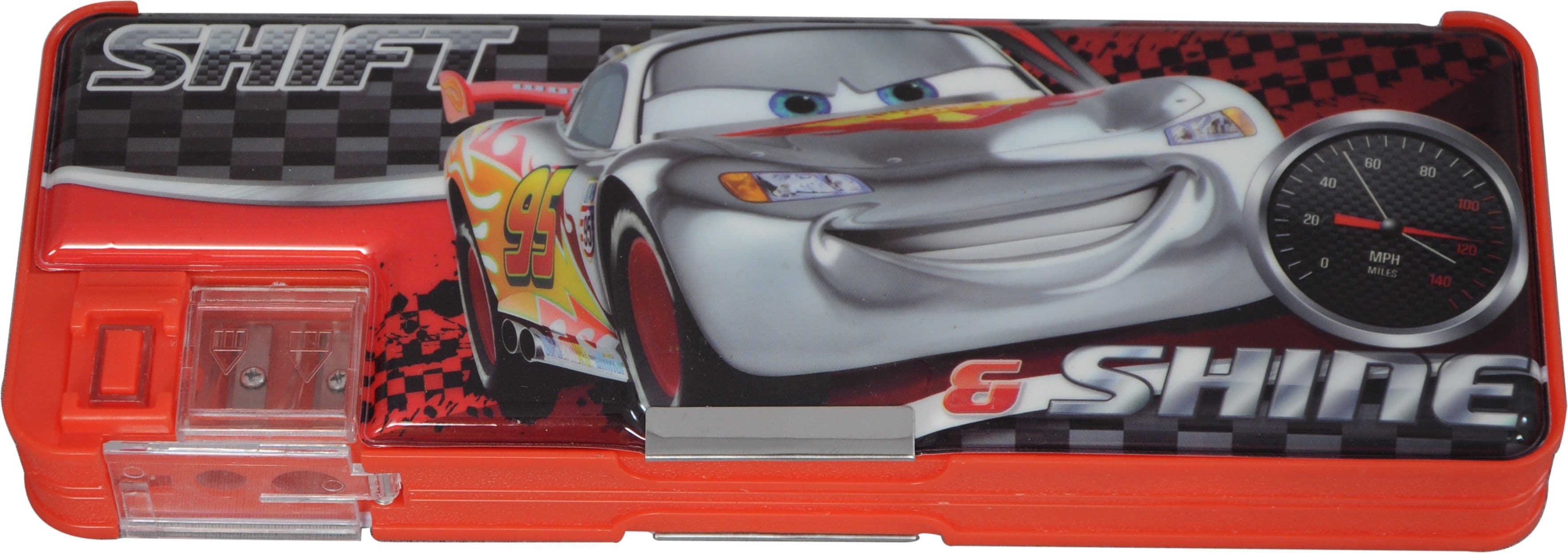 Disney Cars Cartoon Art Plastic Pencil Box