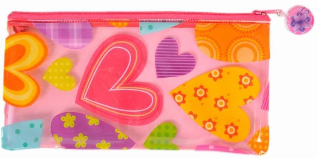 Ollington St. Collection Hearts Hearts Art Plastic Pencil Box
