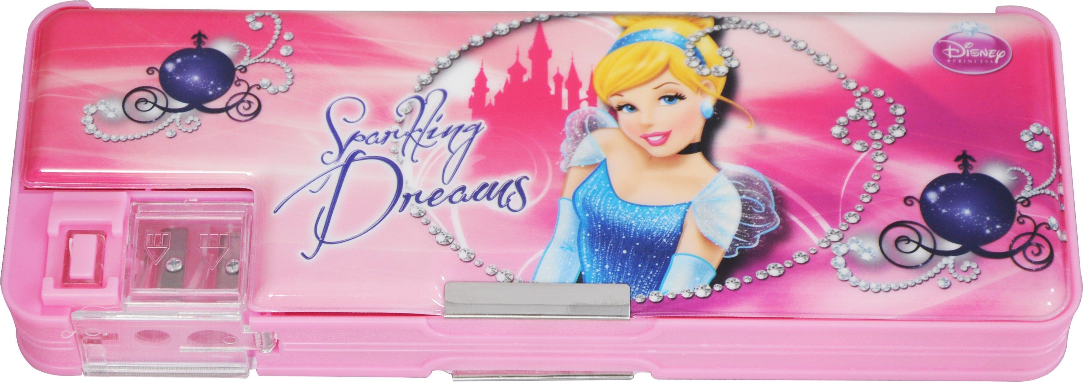 Disney Princess Cartoon Art Plastic Pencil Box