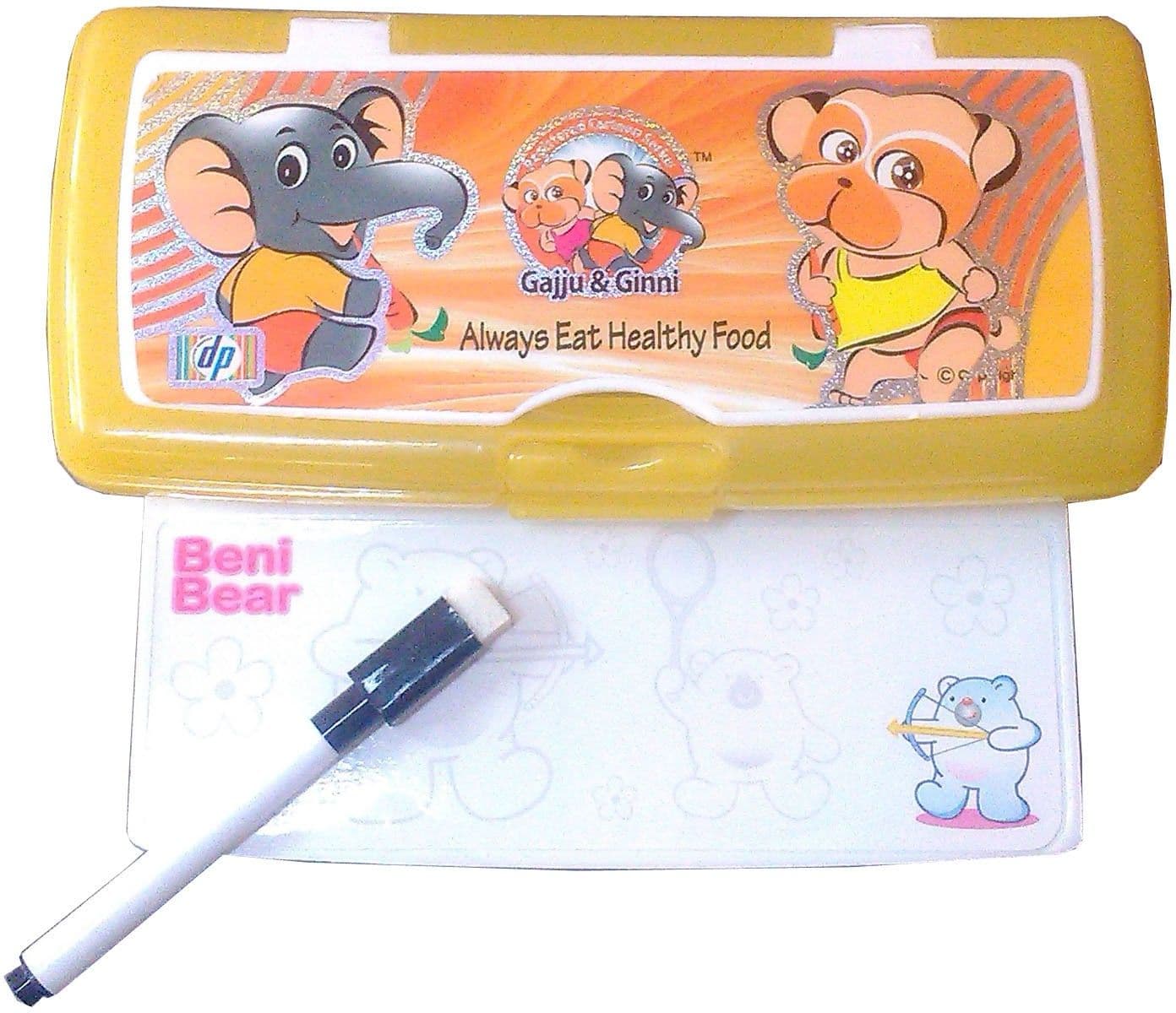 Karta Y GUJJU Slider With Marker Art Plastic Pencil Box