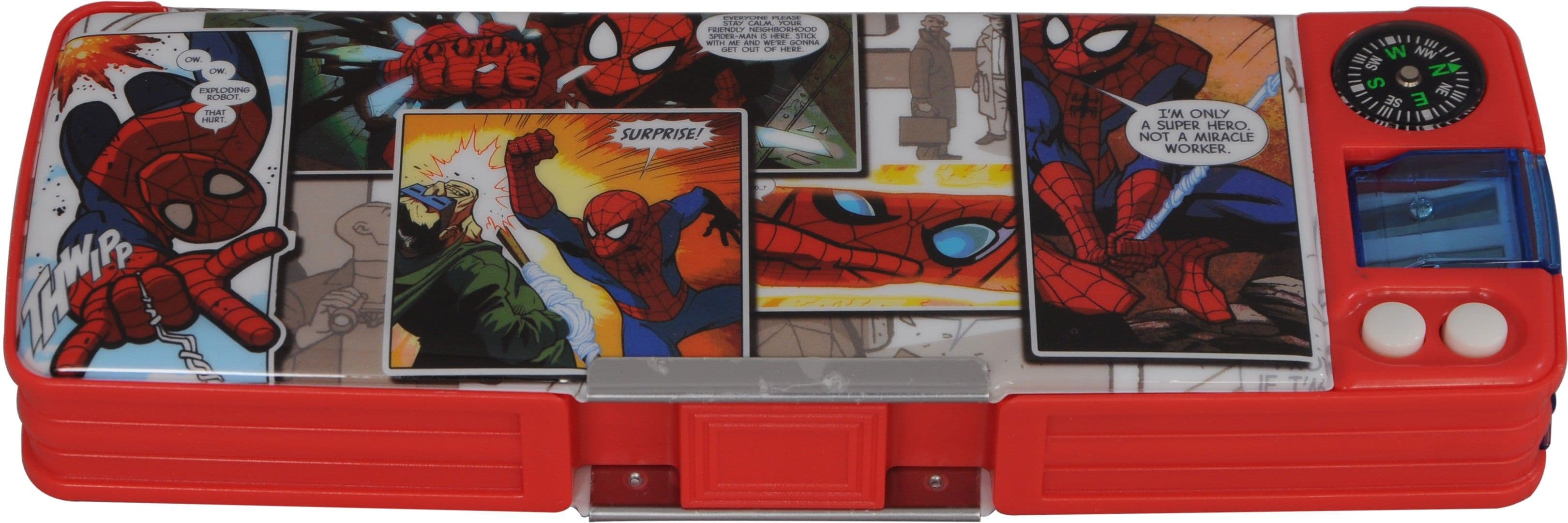 Disney Spiderman Superhero Art Plastic Pencil Box
