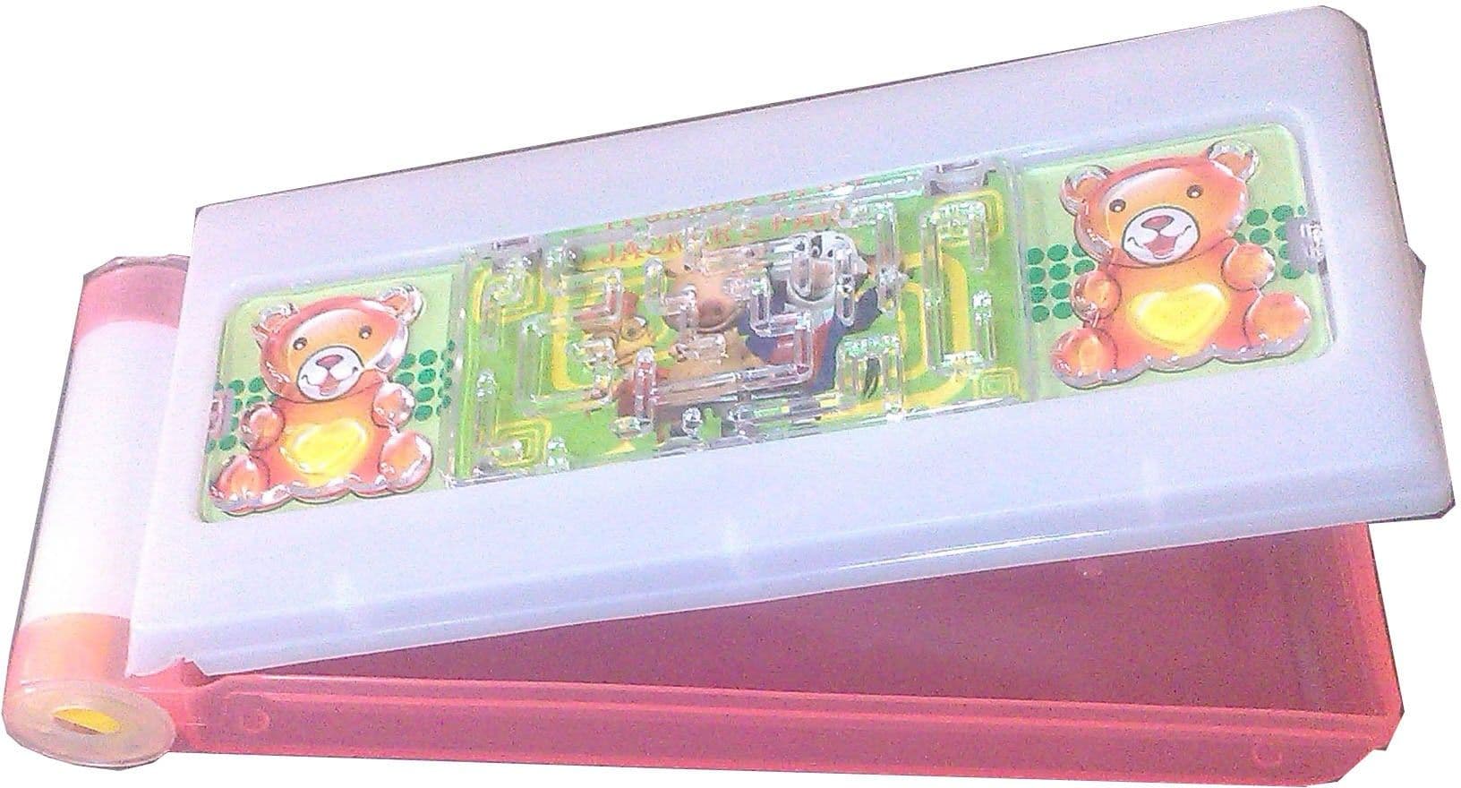 Karta P Bear With Sharpner Game Art Plastic Pencil Box