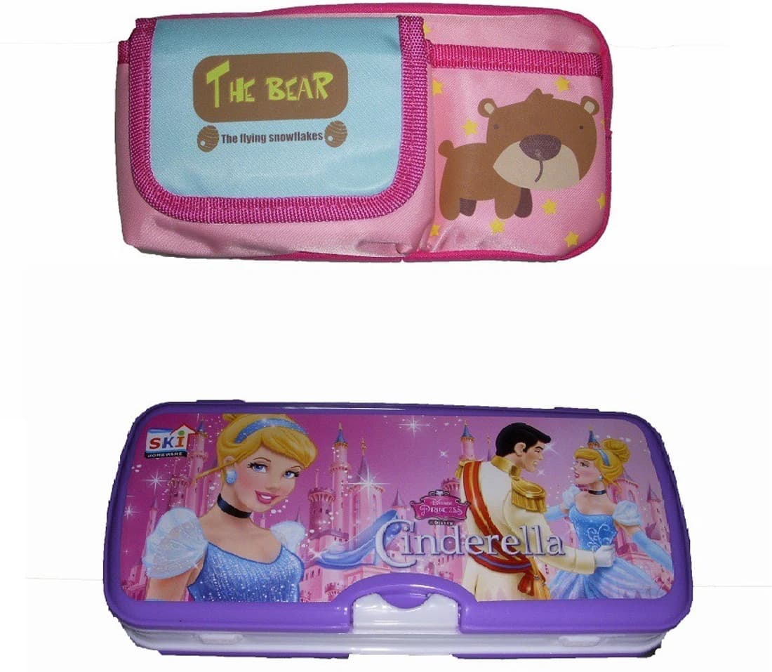 Neo Gold Leaf Barbie New Combo Art Plastic Pencil Box