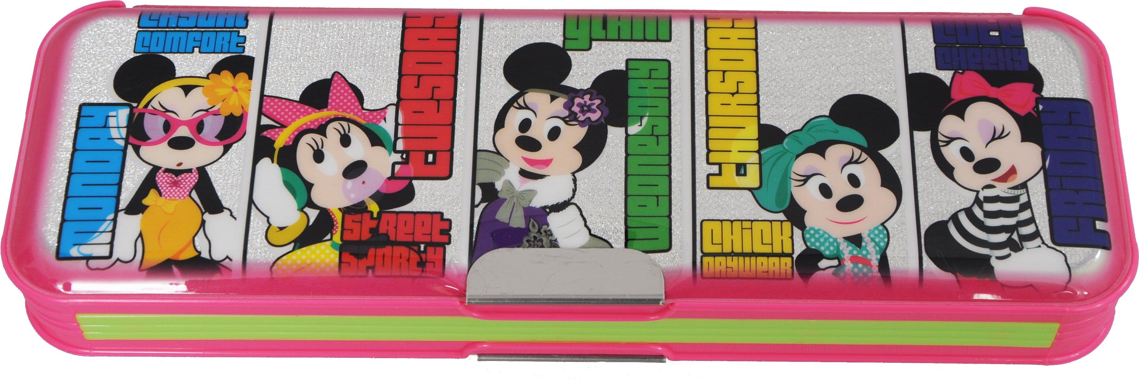 Disney Minnie Cartoon Art Plastic Pencil Box