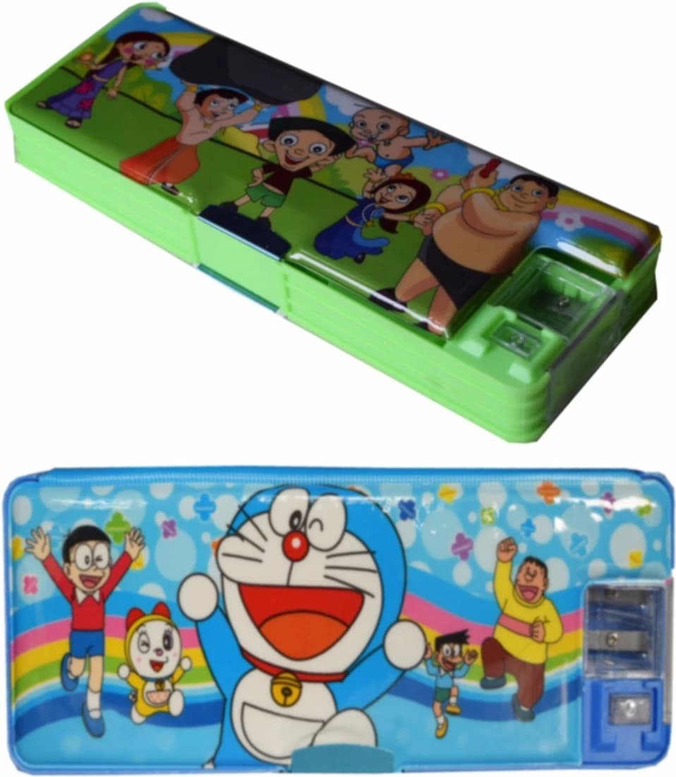 Tara Lifestyle Chhota Bheem Printed Art Plastic Pencil Boxes