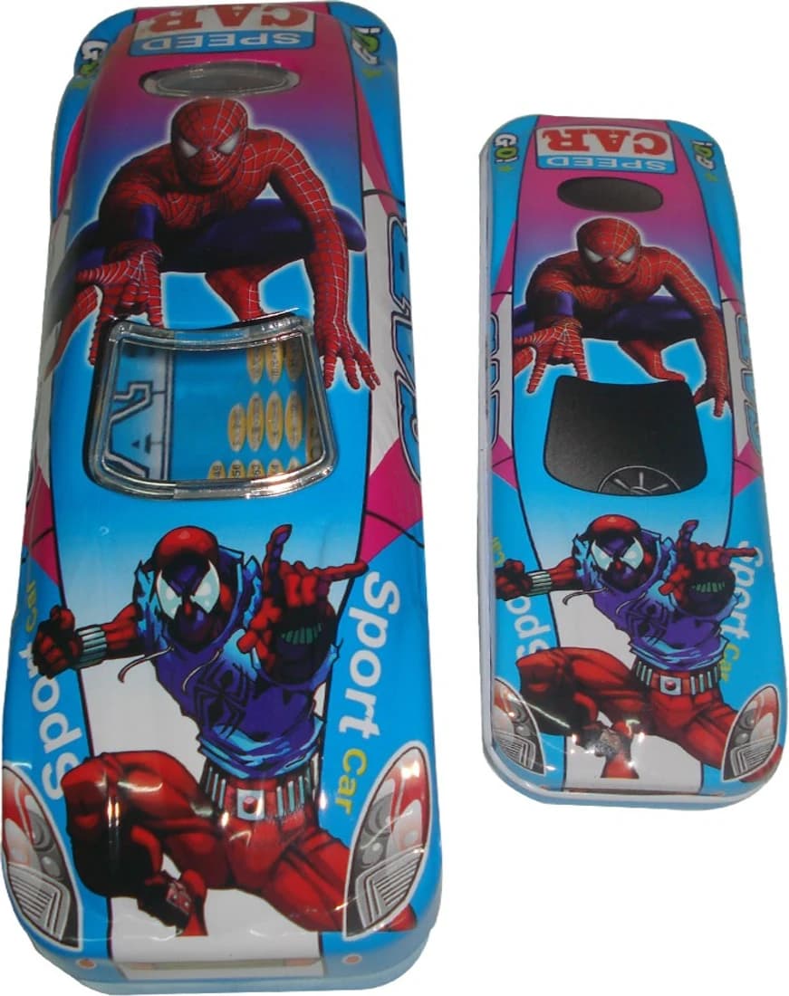 SSD Spiderman Sports Art Metal Pencil Boxes