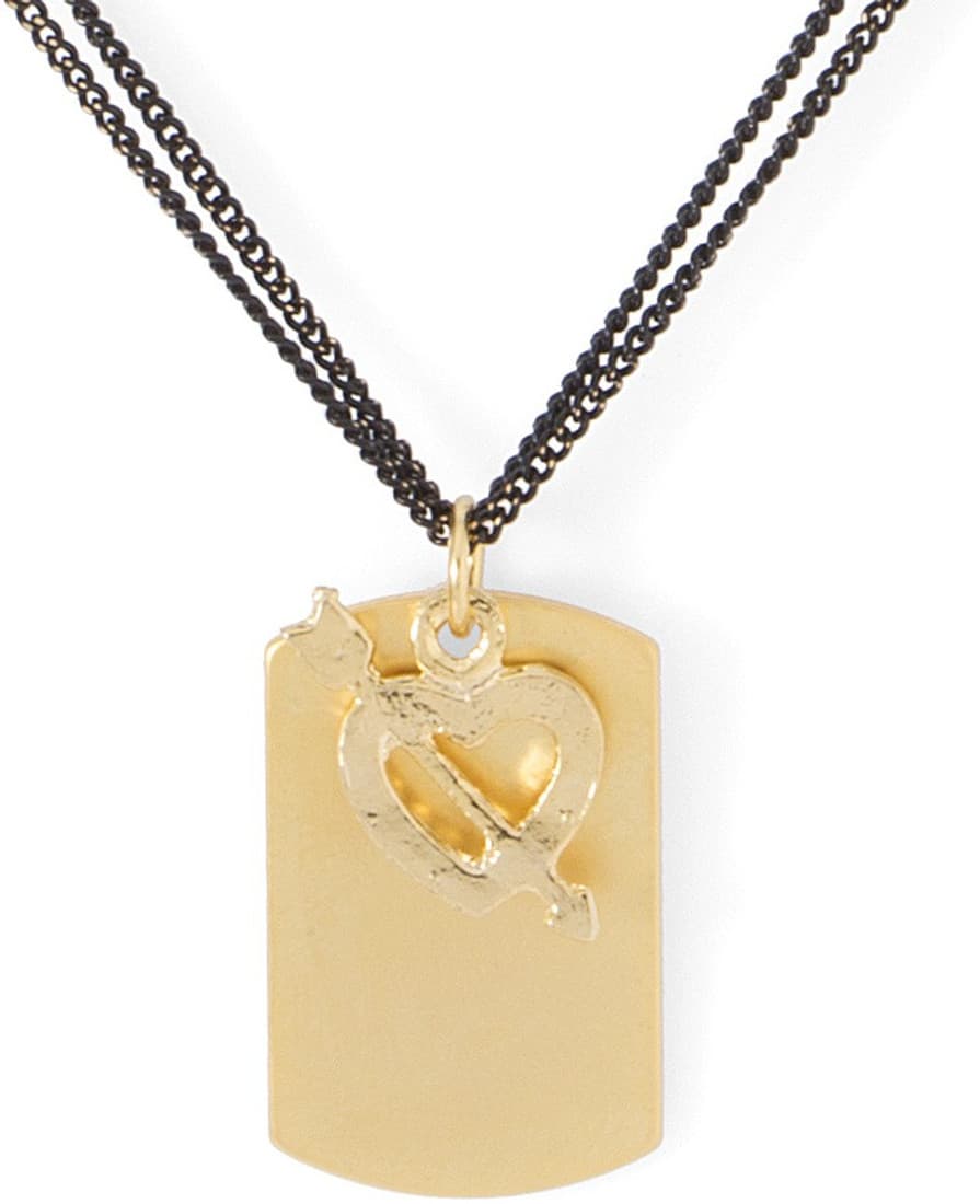 Voylla Artificial Classic Embellished Yellow Gold Cubic Zirconia Alloy Pendant