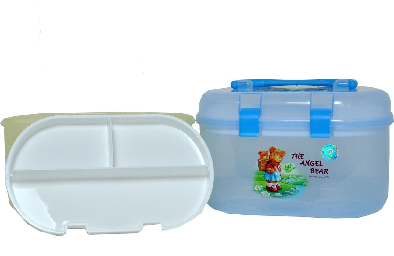 Priya Exports Angel Bear Art Plastic Pencil Box