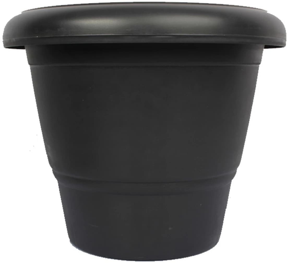 Easy Gardening 14 Inch Black Plant Container Set