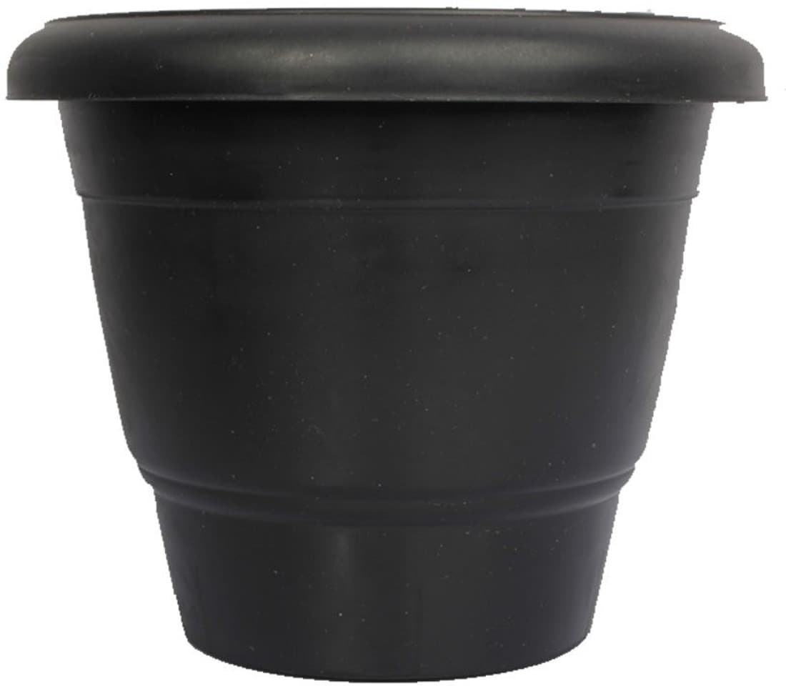 Easy Gardening 10 Inch Black Plant Container Set
