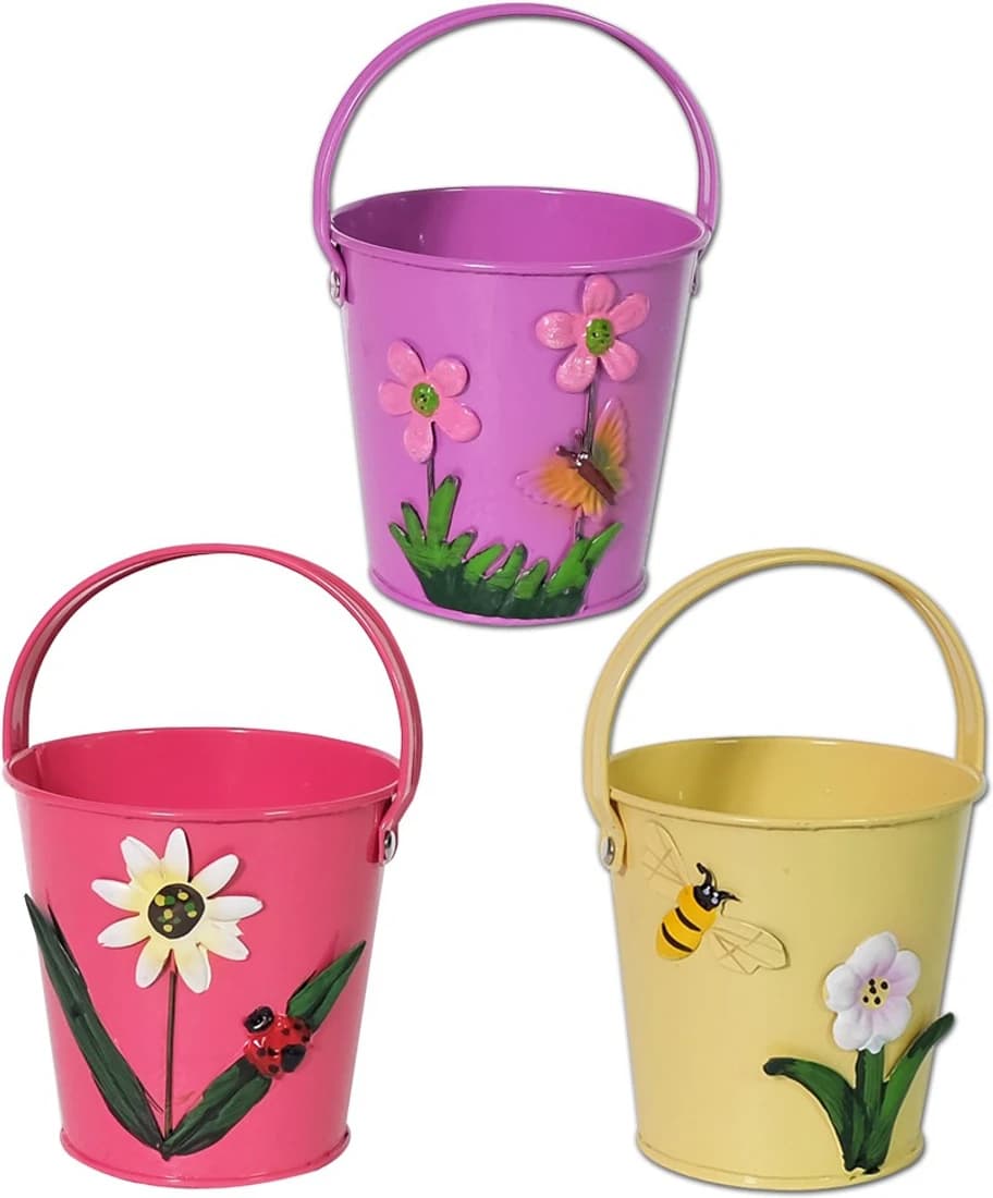 Super Drool Floral Plant Container Set