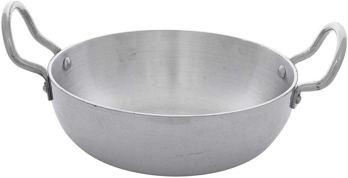 Shubh Aluminium Mirror Finish Kadhai 8 L