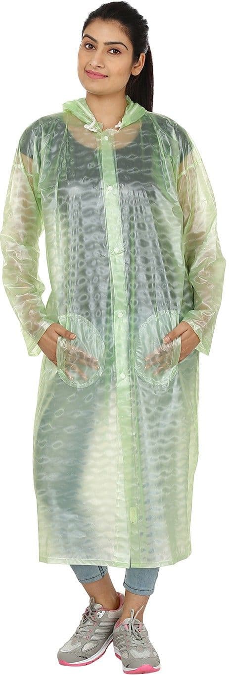 Rainfun Self Design Women's Raincoat