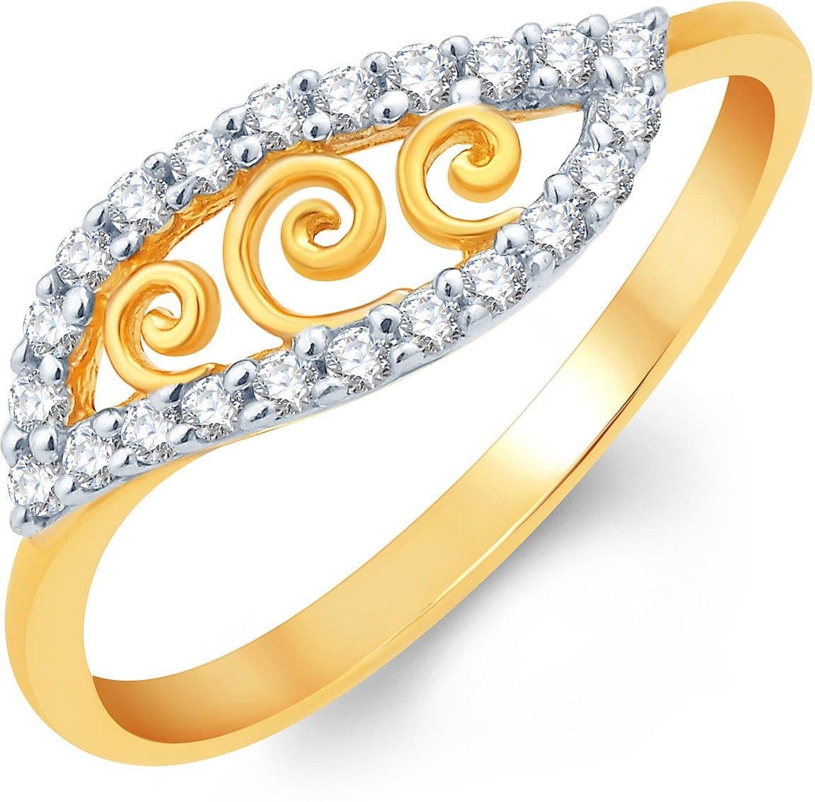 Karatcraft Ebe Gold Diamond 18 K Ring
