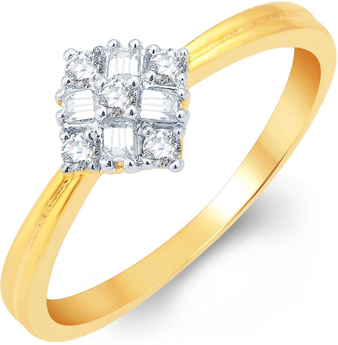 Karatcraft Tilany Gold Diamond 18 K Ring
