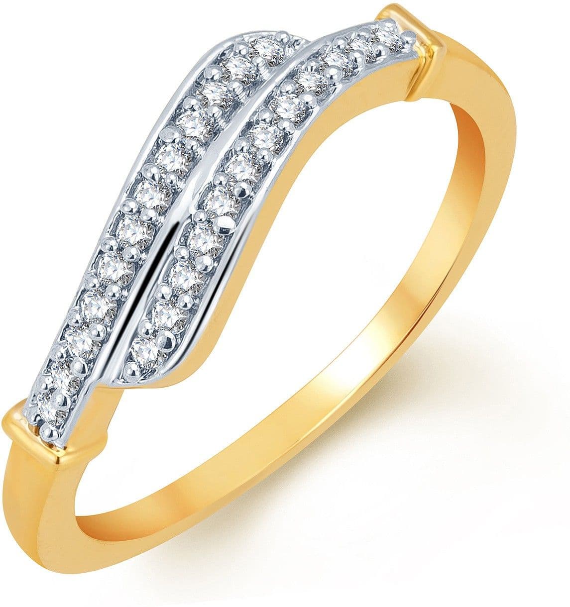 Karatcraft Twilite Gold Diamond 18 K Ring