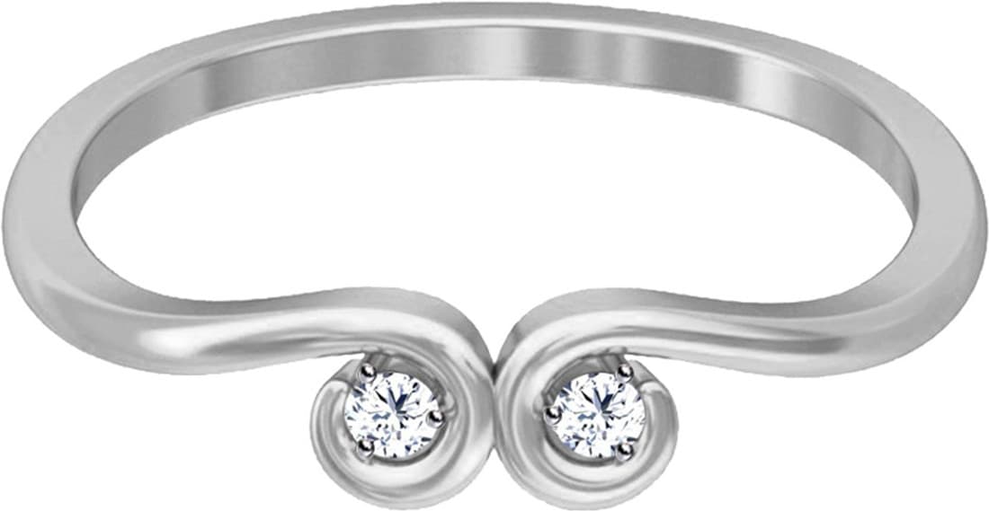 Jacknjewel Winsome White Gold Diamond 18 K Ring