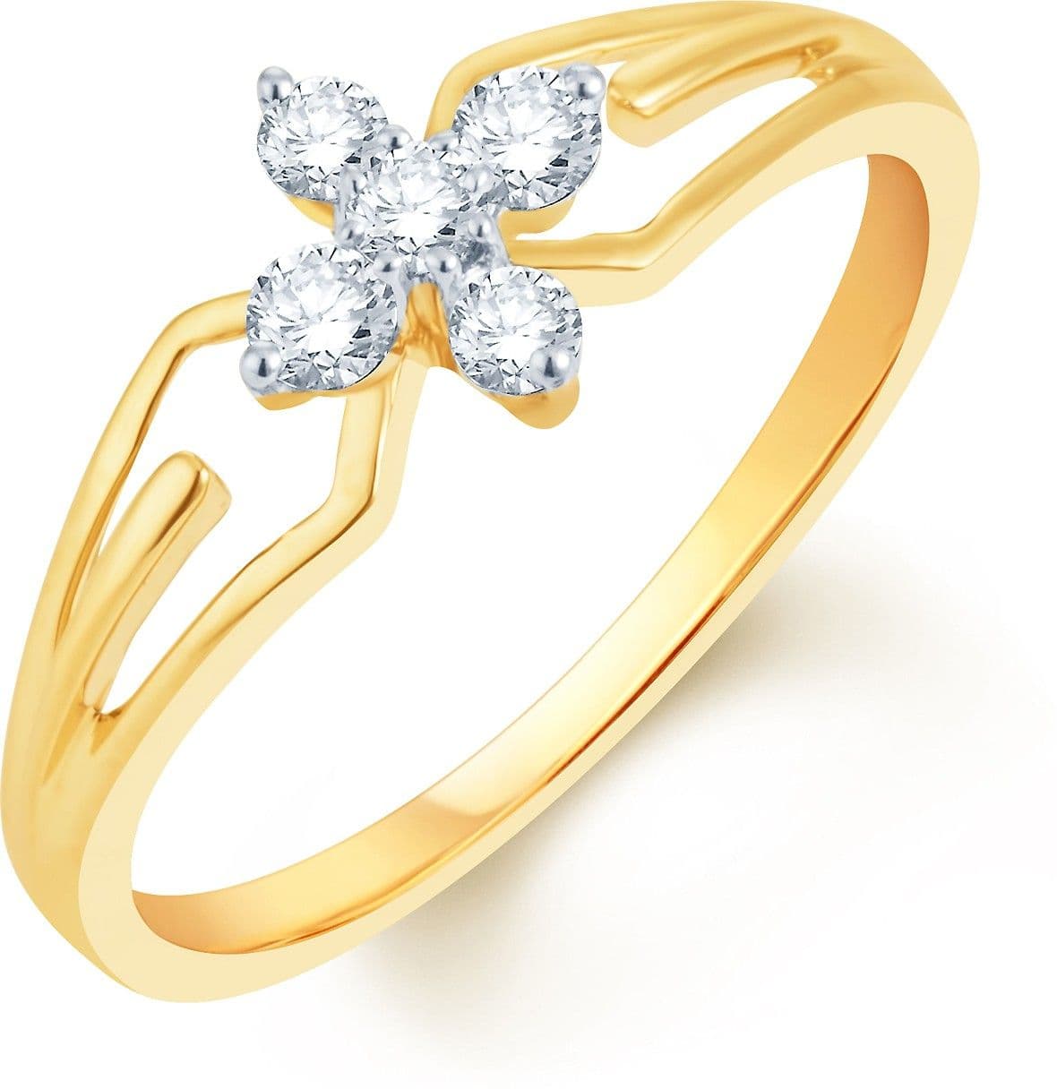 Karatcraft Primavera Yellow Gold Diamond 18 K Ring