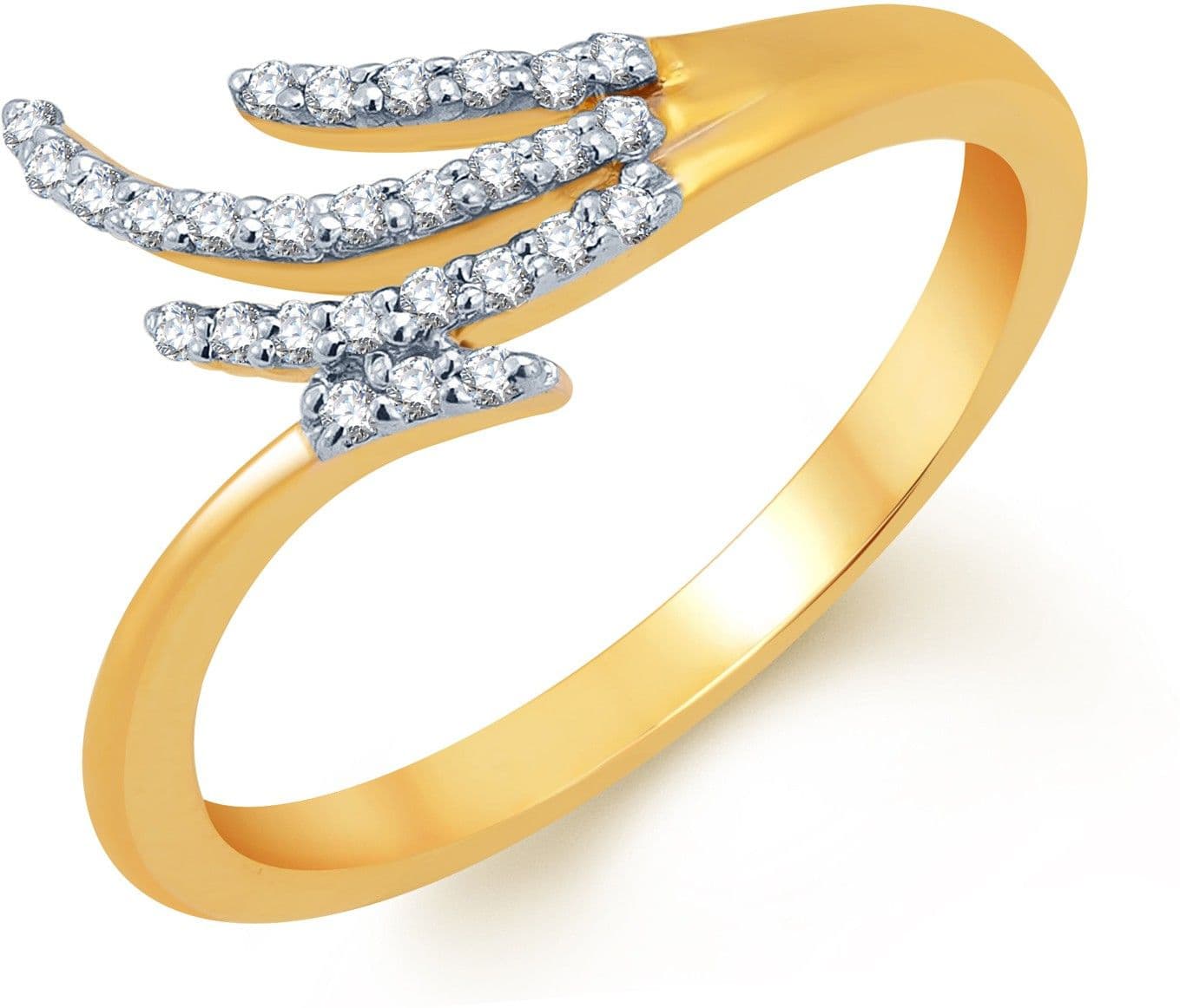 Karatcraft Risena Gold Diamond 18 K Ring