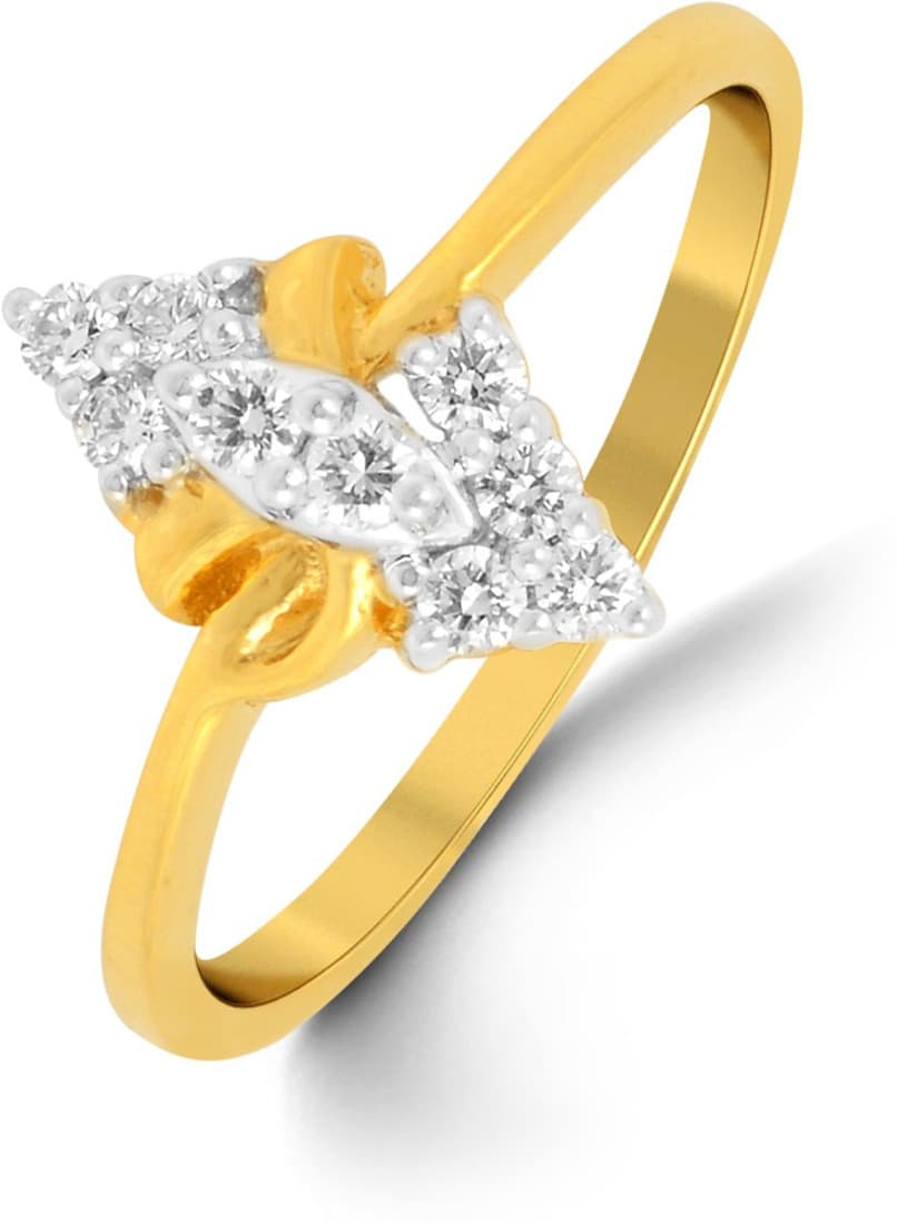P.N.Gadgil Jewellers Gold Diamond 18K Yellow Gold 18 K Ring