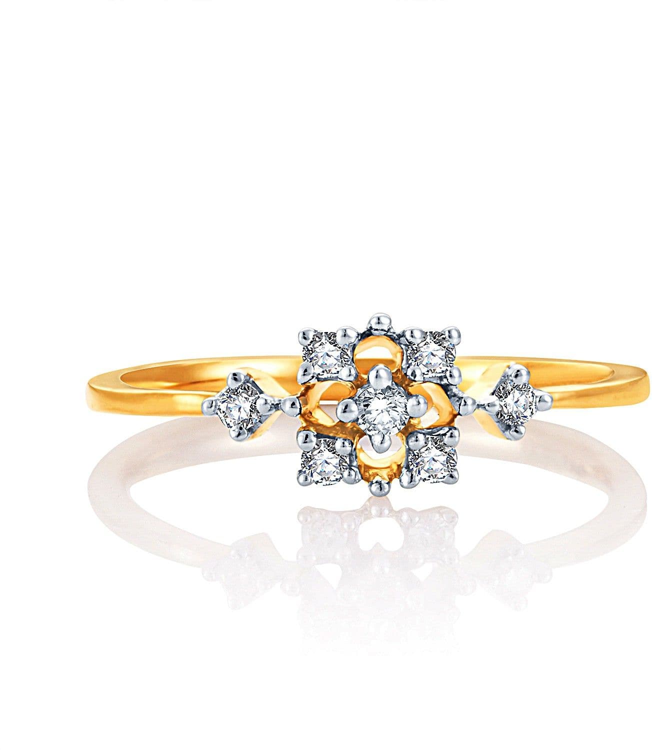 Karatcraft Mirus Yellow Gold Diamond 18 K Ring