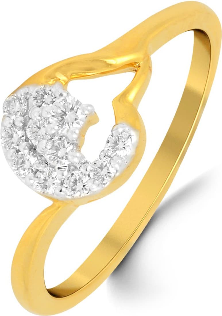 P.N.Gadgil Jewellers Gold Diamond 18K Yellow Gold 18 K Ring