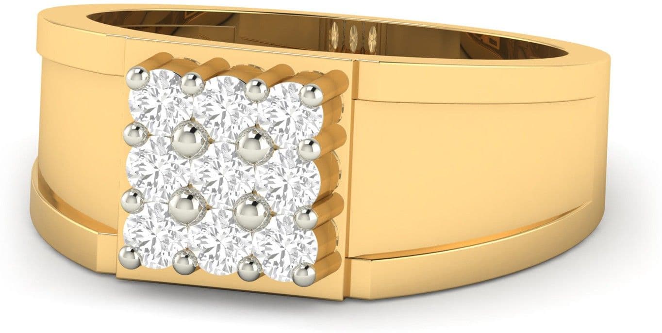 WearYourShine by PCJ The Hyun Gold Diamond 18 K Ring