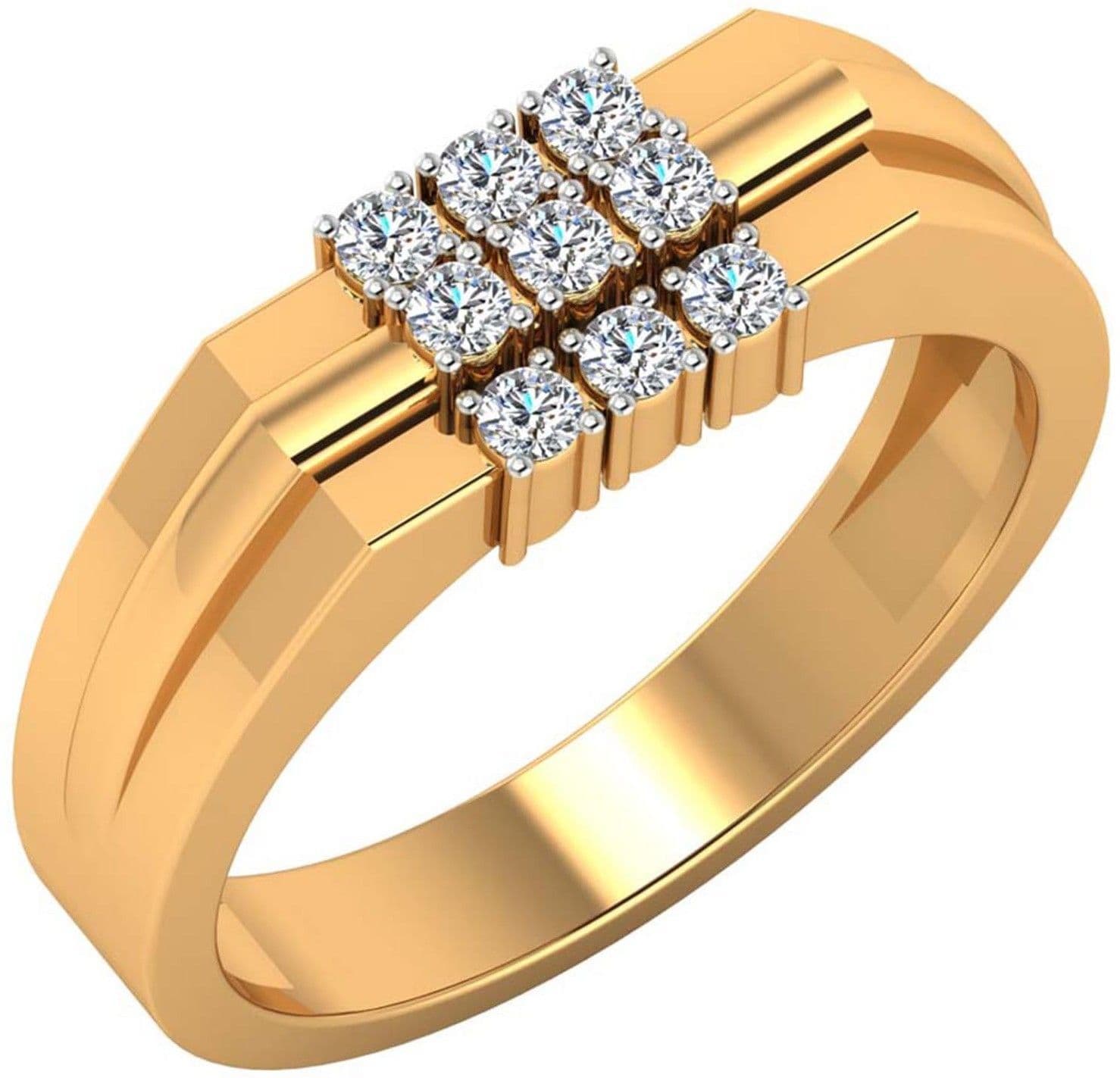 Jewels of Jaipur Gold Diamond 14 K Ring