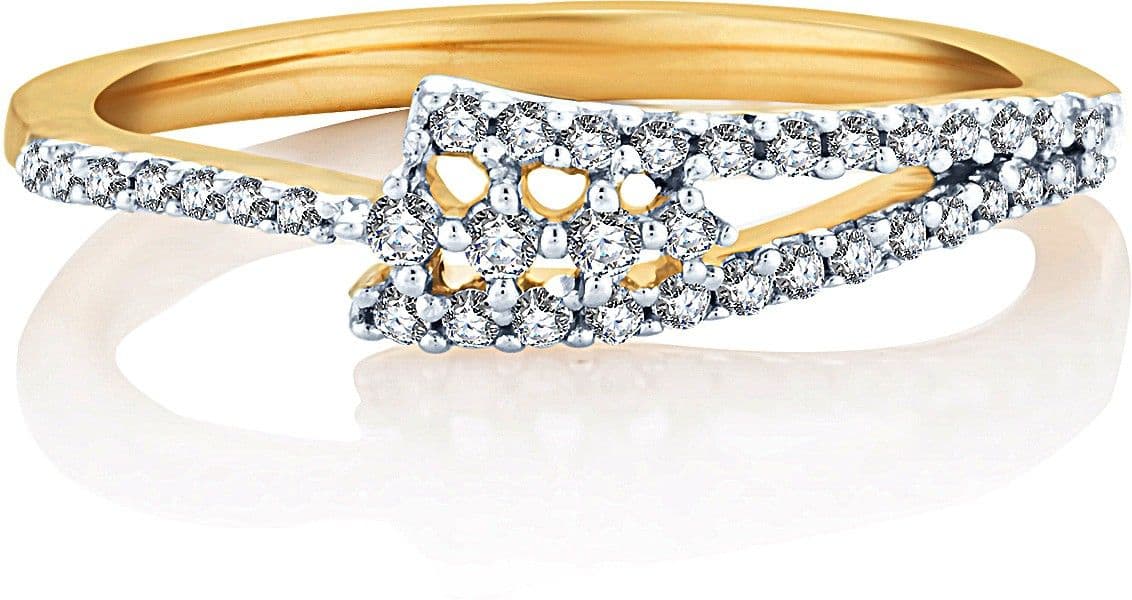 Karatcraft Perennial Love Yellow Gold Diamond 18 K Ring