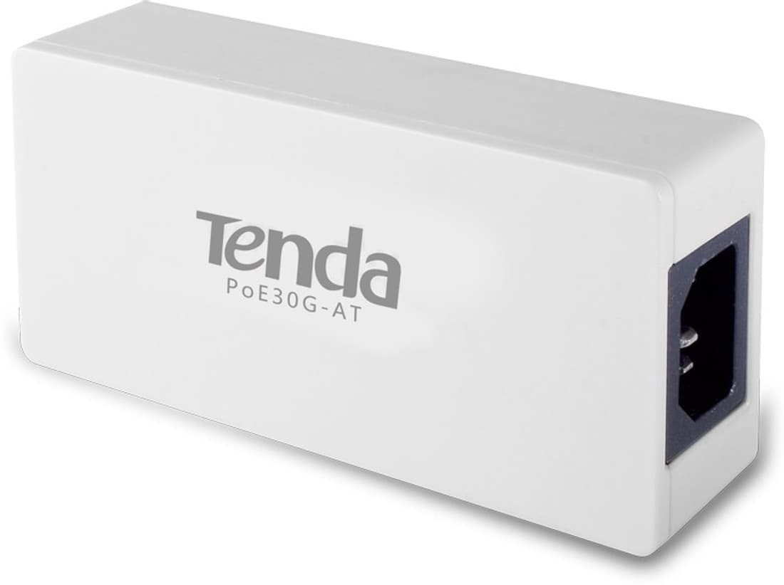 Tenda 10/100/1000 Mbps Support IEEE802.3at Gigabit PoE Injector TE-POE30G-AT