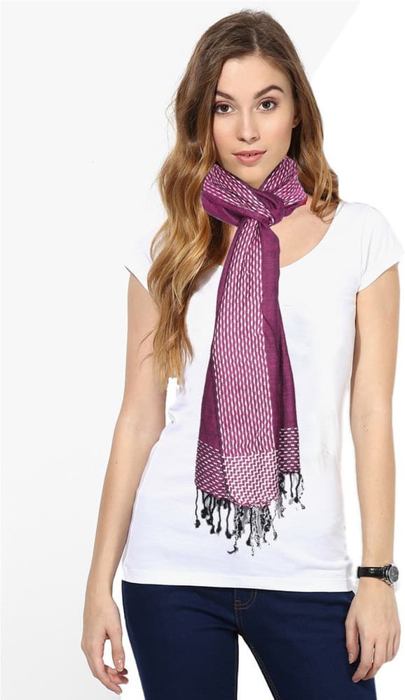 Indistar Self Design Viscose Women's Stole
