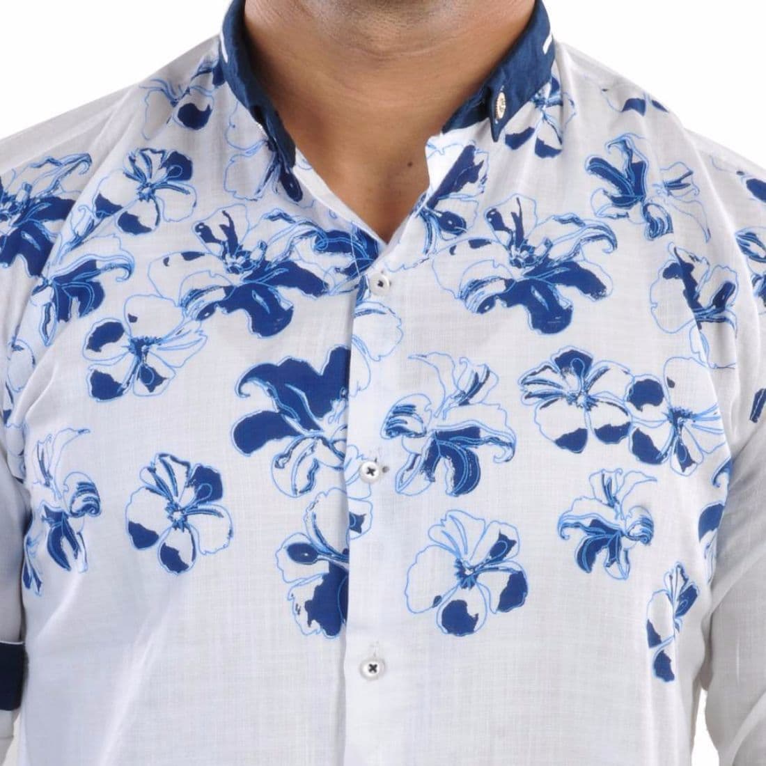 CREEDS Men's Printed Casual Multicolor Shirt