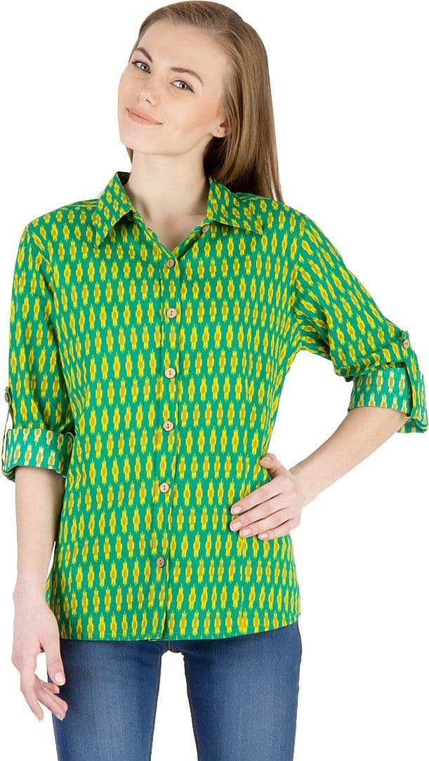 Famous by Payal Kapoor Women's Printed Casual Shirt