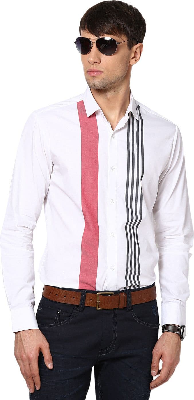 See Designs Men's Printed Casual Shirt