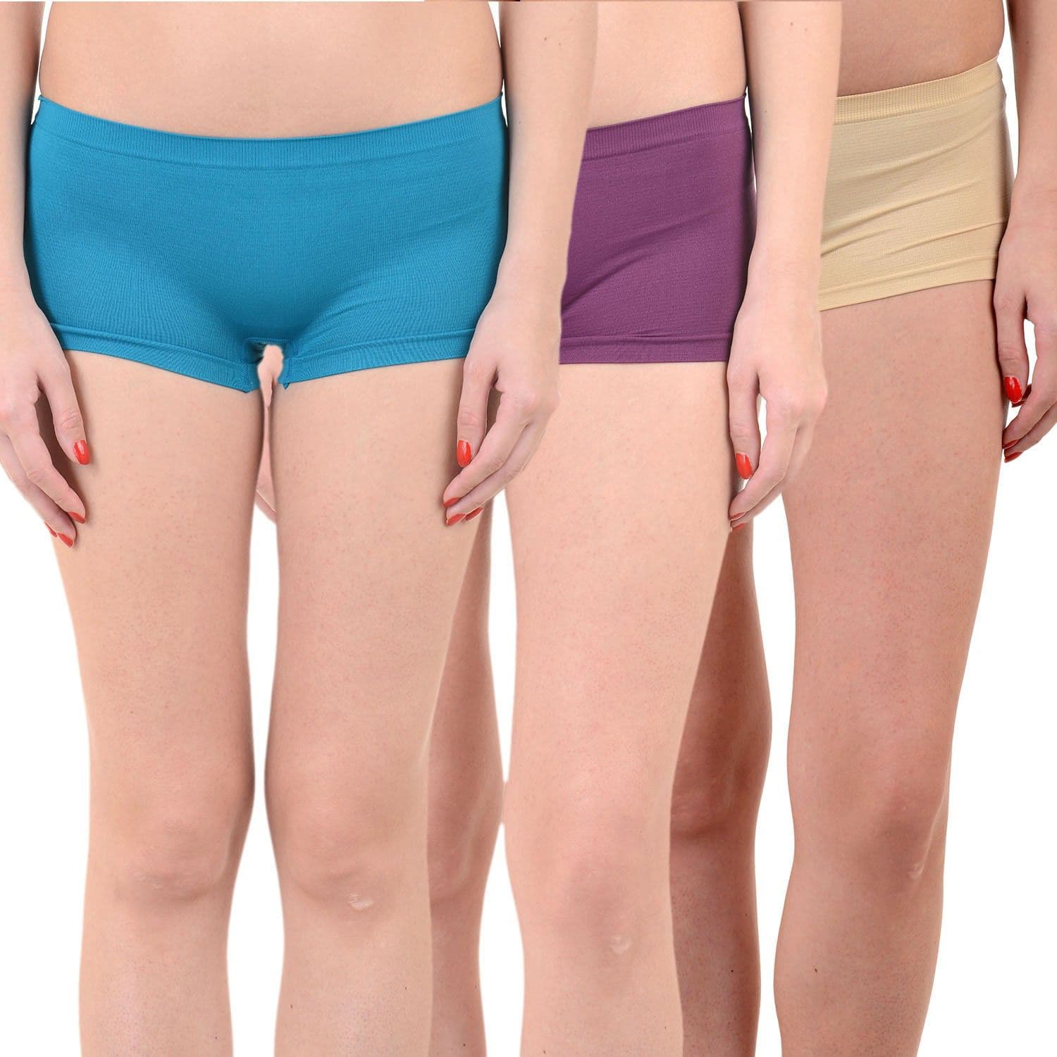 Mynte Solid Women's Cycling Shorts, Gym Shorts, Swim Shorts