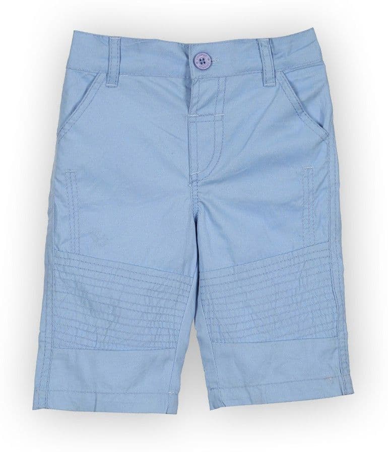 Lilliput Solid Baby Boy's Blue Cargo Shorts