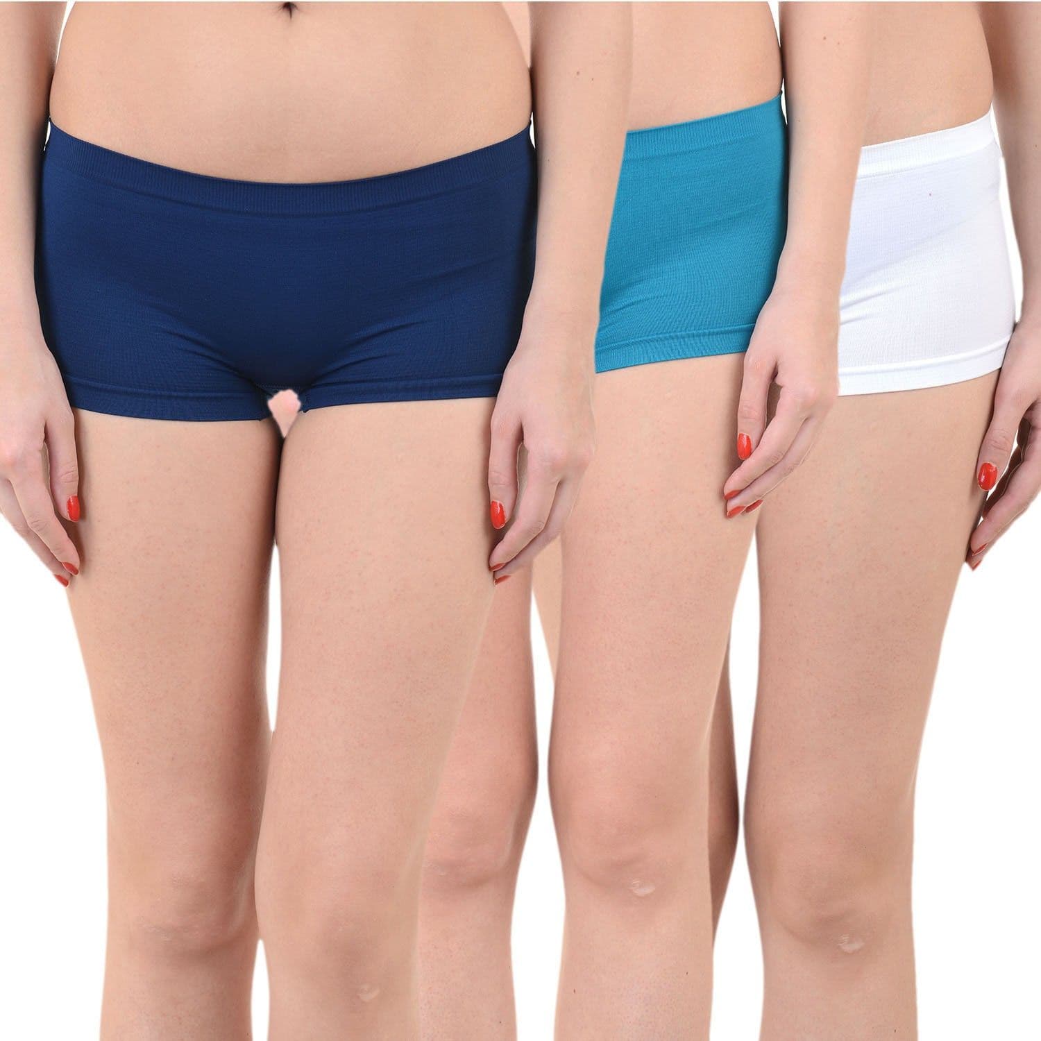 Mynte Solid Women's Cycling Shorts, Gym Shorts, Swim Shorts