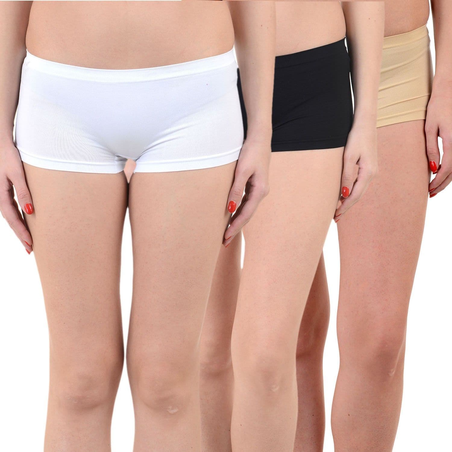 Mynte Solid Women's Cycling Shorts, Gym Shorts, Swim Shorts