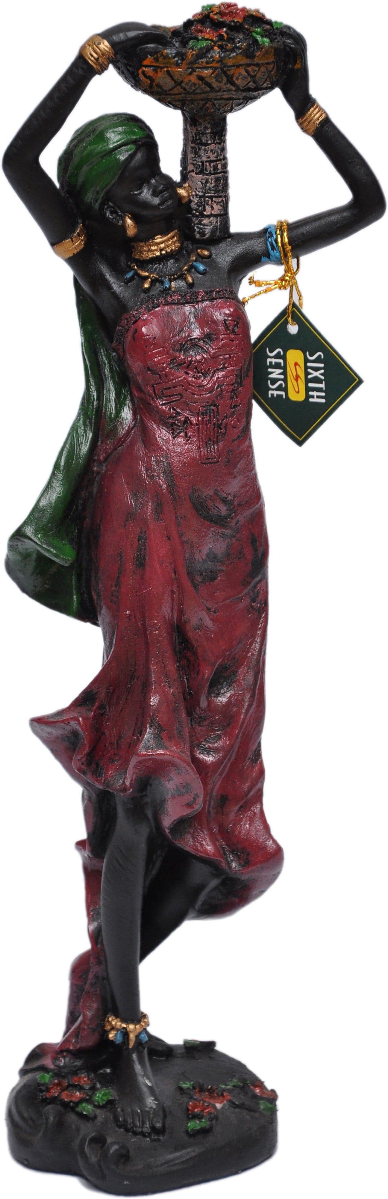 Sixthsense Women of African Tribes Showpiece - 9 cm