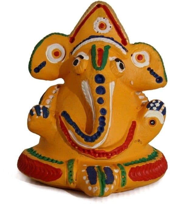 Unravel India Lord Ganesha Showpiece - 10 cm